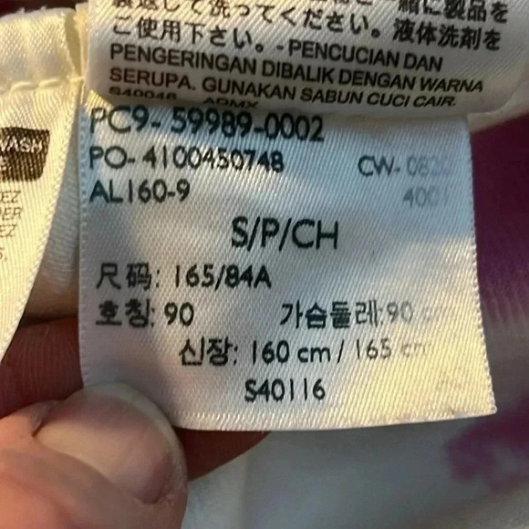 Levi's Tie Dye Denim Trucker Jacket Pink Blue White Cotton Rainbow Tab SmUnisex - Picture 10 of 10